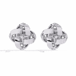 0.9 Carat Dual Round Diamond Stud Earrings - Image 3