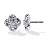 0.9 Carat Dual Round Diamond Stud Earrings - Image 4