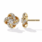 0.9 Carat Dual Round Diamond Stud Earrings - Image 8