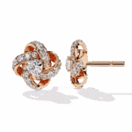 0.9 Carat Dual Round Diamond Stud Earrings - Image 12