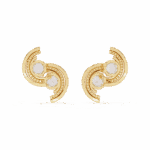 2 Carat Modern Round Duo Diamond Stud Earrings - Image 7