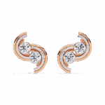 2 Carat Modern Round Duo Diamond Stud Earrings - Image 9