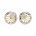 0.4 Carat Round Trio Diamond Stud Earrings - Image 5