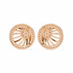 0.4 Carat Round Trio Diamond Stud Earrings - Image 12