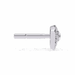 0.7 Carat Triple Round Diamond Stud Earrings - Image 2