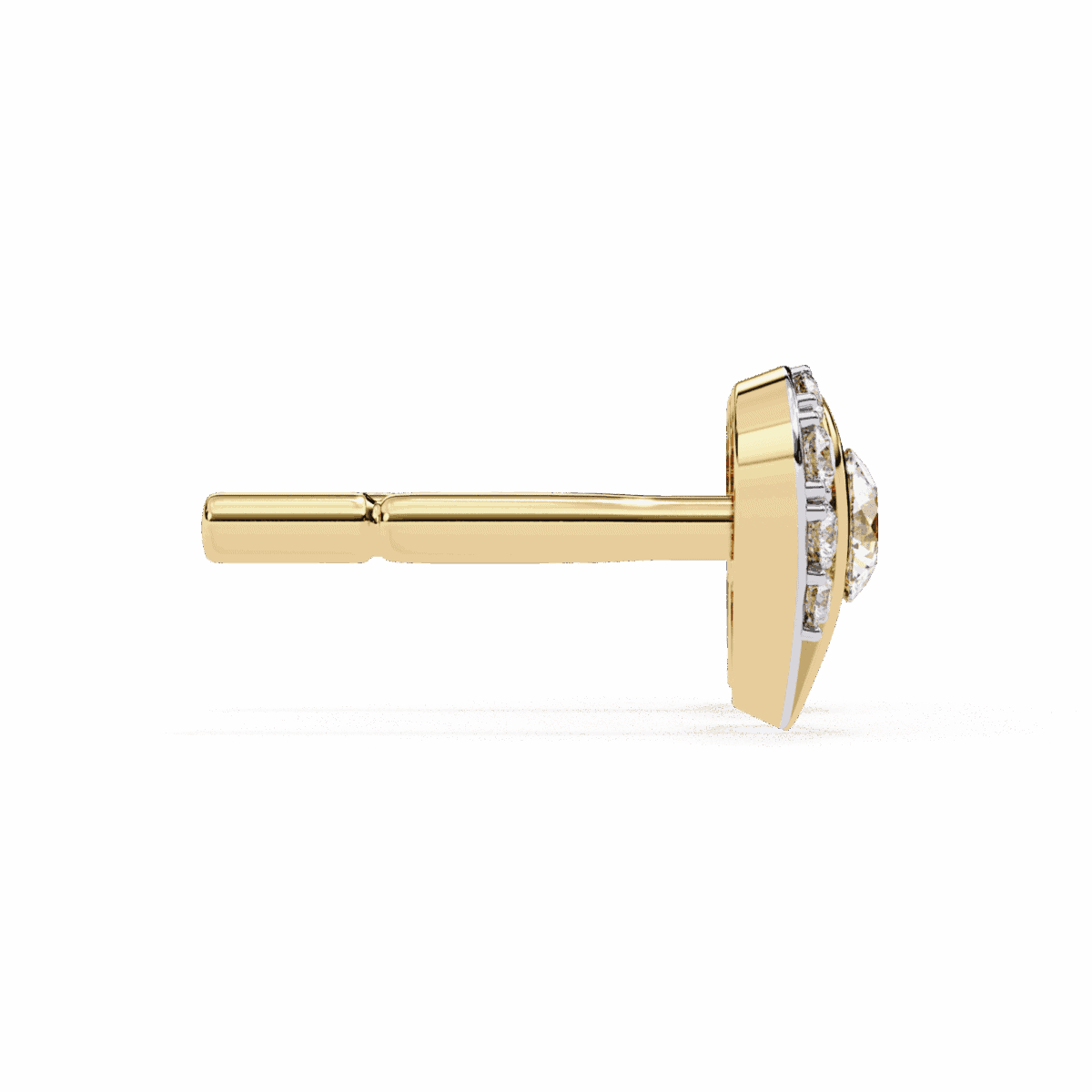 0.7 Carat Triple Round Diamond Stud Earrings  Image 6