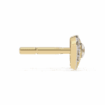 0.7 Carat Triple Round Diamond Stud Earrings - Image 6