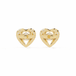 0.7 Carat Triple Round Diamond Stud Earrings - Image 7