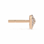 0.7 Carat Triple Round Diamond Stud Earrings - Image 10