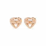 0.7 Carat Triple Round Diamond Stud Earrings - Image 11