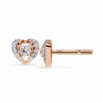 0.7 Carat Triple Round Diamond Stud Earrings - Image 12