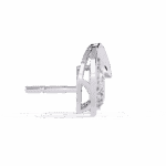 1.25 Carat Oval Solitaire Diamond Earrings - Image 2