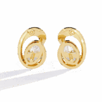 1.25 Carat Oval Solitaire Diamond Earrings - Image 7