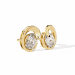 1.25 Carat Oval Solitaire Diamond Earrings - Image 8