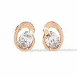 1.25 Carat Oval Solitaire Diamond Earrings - Image 9