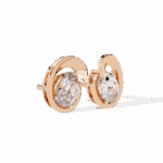 1.25 Carat Oval Solitaire Diamond Earrings - Image 12