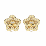 0.9 Carat Radiant Round Trio Diamond Stud Earrings - Image 7