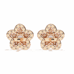 0.9 Carat Radiant Round Trio Diamond Stud Earrings - Image 11