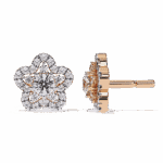 0.9 Carat Radiant Round Trio Diamond Stud Earrings - Image 12