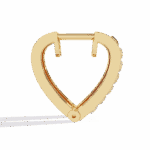 0.8 Carat Princess Channel Diamond Hoop Earrings - Image 6