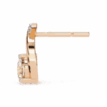 1.25 Carat Round Cluster Diamond Stud Earrings - Image 10