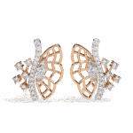 0.4 Carat Marquise and Round Diamond Cluster Stud Earrings - Image 8