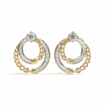 0.5 Carat Round Trio Diamond Stud Earrings - Image 5