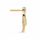 0.5 Carat Round Trio Diamond Stud Earrings - Image 6