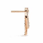 0.5 Carat Round Trio Diamond Stud Earrings - Image 10