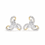 1.5 Carat Pear and Round Diamond Stud Earrings - Image 5