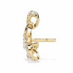 1.5 Carat Pear and Round Diamond Stud Earrings - Image 6