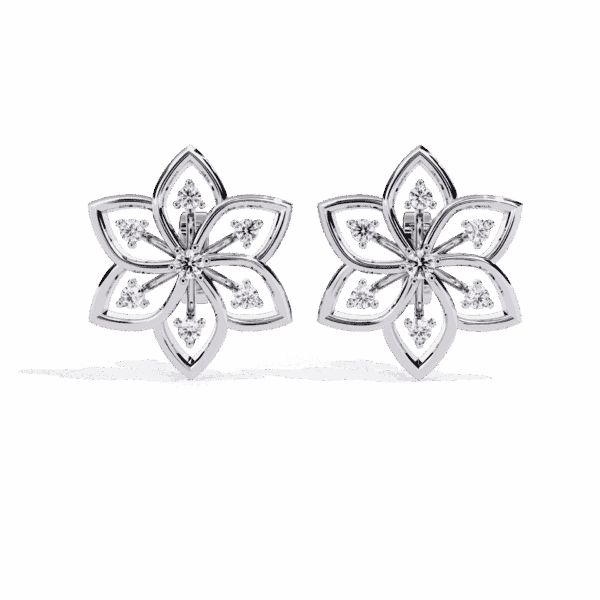 0.1 Carat Twin Round Diamond Stud Earrings