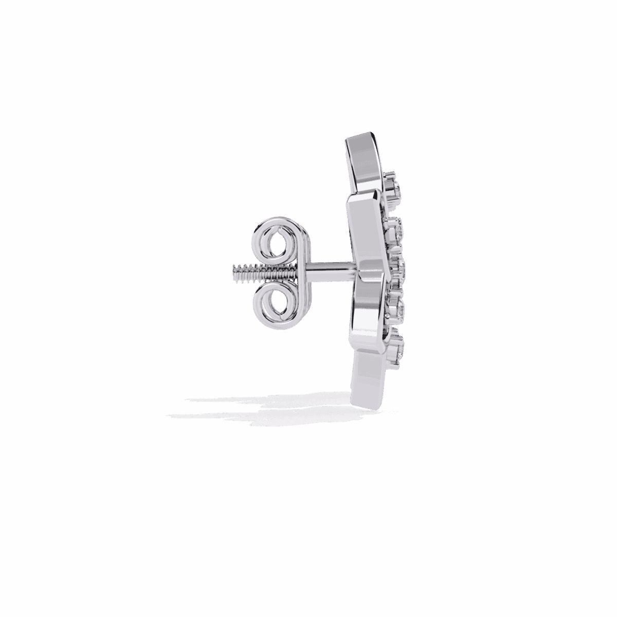 0.1 Carat Twin Round Diamond Stud Earrings  Image 2