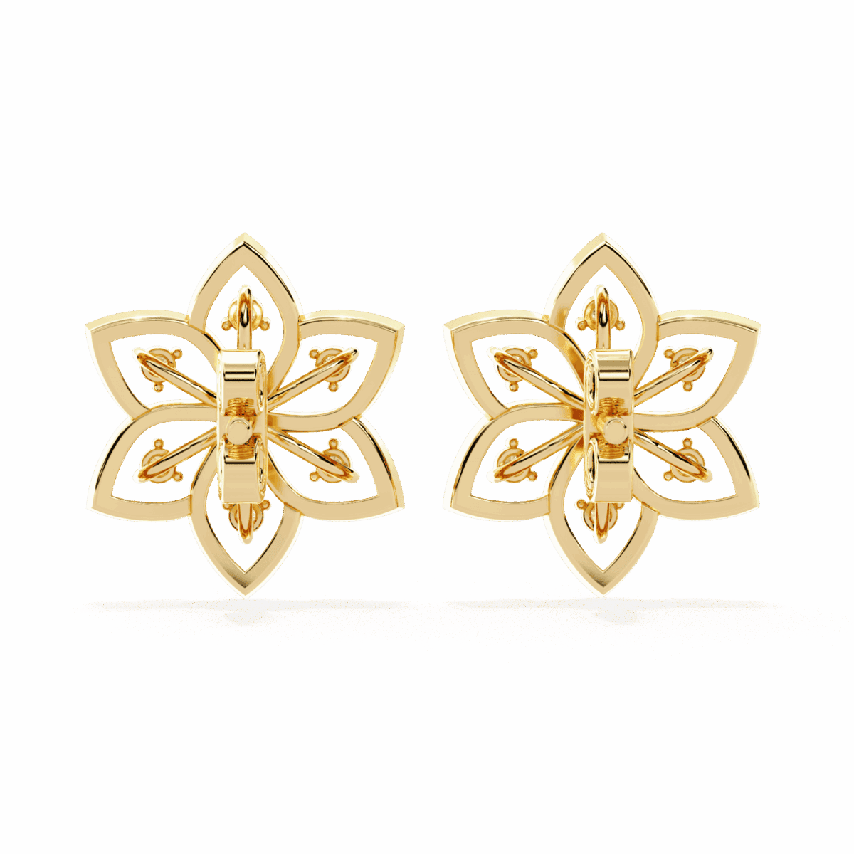 0.1 Carat Twin Round Diamond Stud Earrings  Image 7