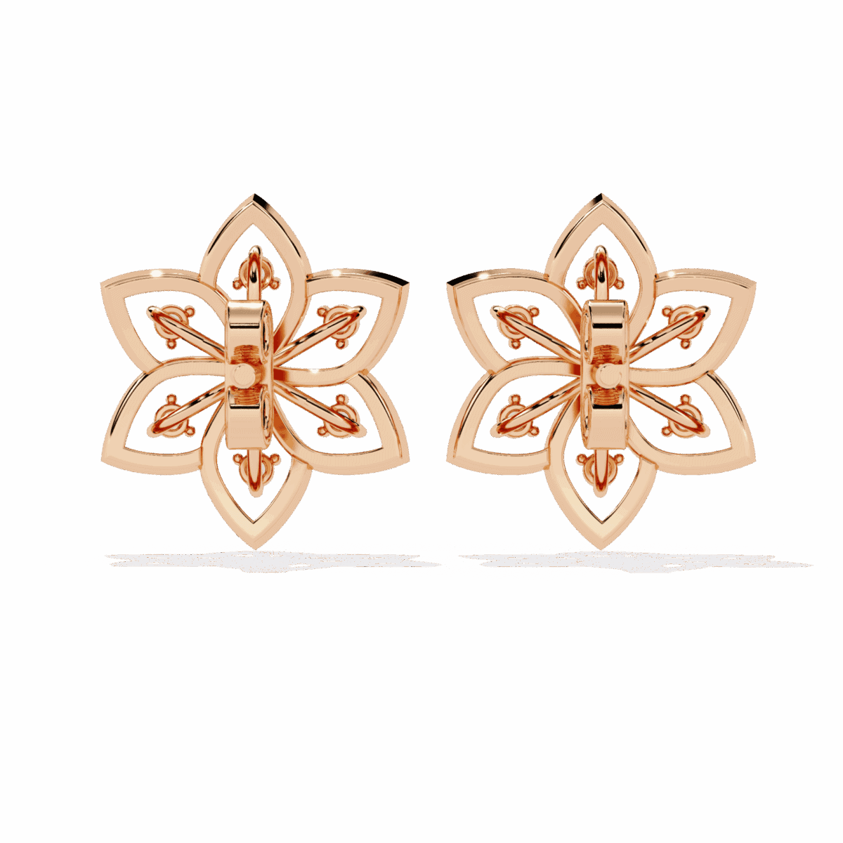 0.1 Carat Twin Round Diamond Stud Earrings  Image 12