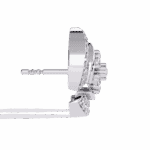 0.5 Carat Round Diamond Cluster Stud Earrings - Image 2