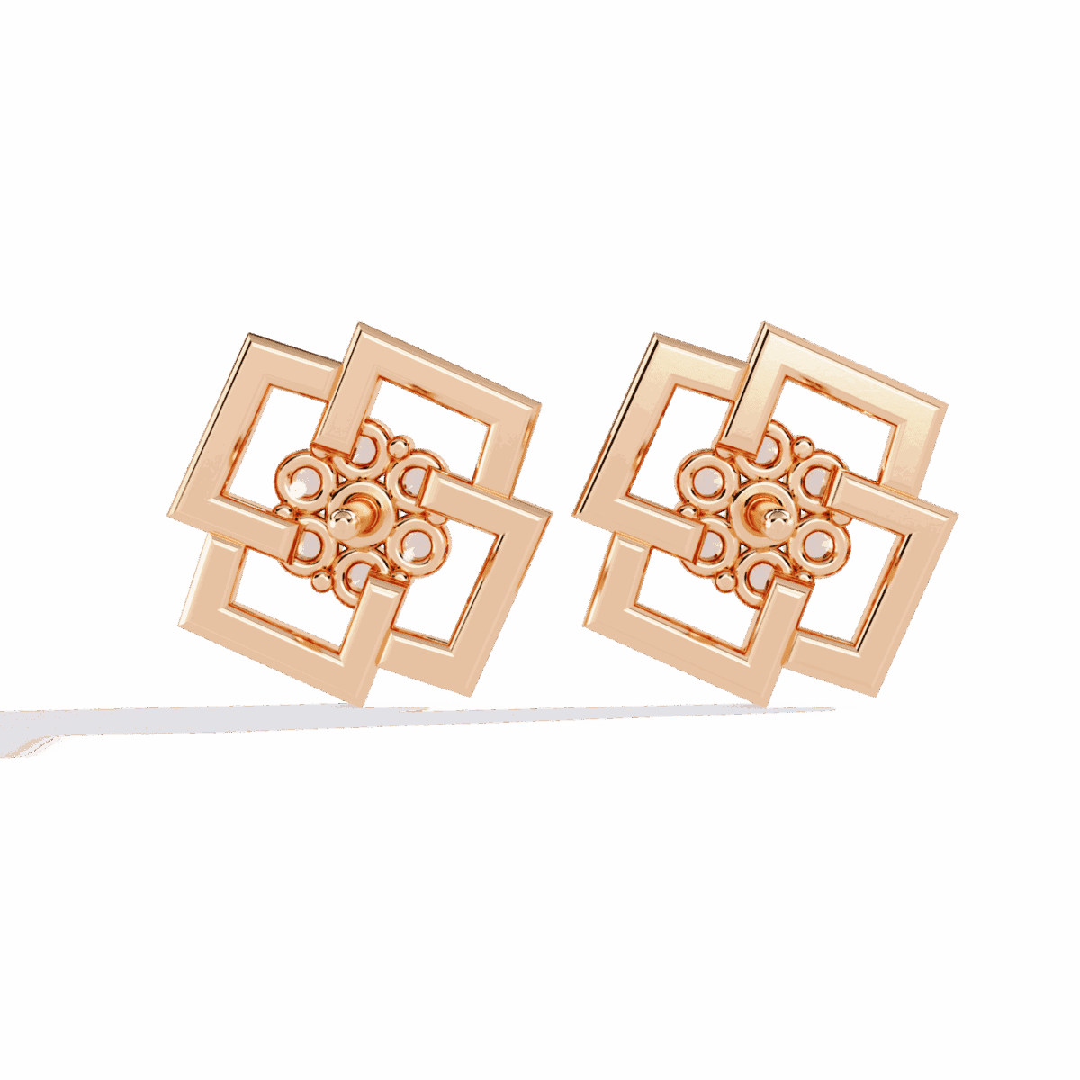 0.2 Carat Classic Round Duo Diamond Stud Earrings  Image 11