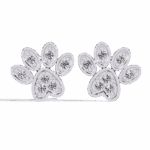 0.2 Carat Modern Round Diamond Stud Earrings