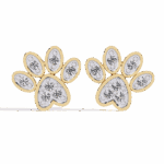 0.2 Carat Modern Round Diamond Stud Earrings - Image 5