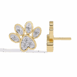 0.2 Carat Modern Round Diamond Stud Earrings - Image 8