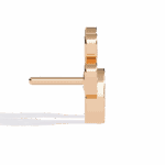 0.2 Carat Modern Round Diamond Stud Earrings - Image 10