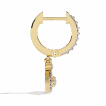 0.5 Carat Marquise Halo Diamond Drop Earrings - Image 6