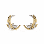 0.2 Carat Round Diamond Cluster Stud Earrings - Image 5