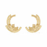 0.2 Carat Round Diamond Cluster Stud Earrings - Image 7