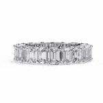 5 Carat Emerald Cut Eternity Diamond Band