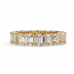 5 Carat Emerald Cut Eternity Diamond Band - Image 5