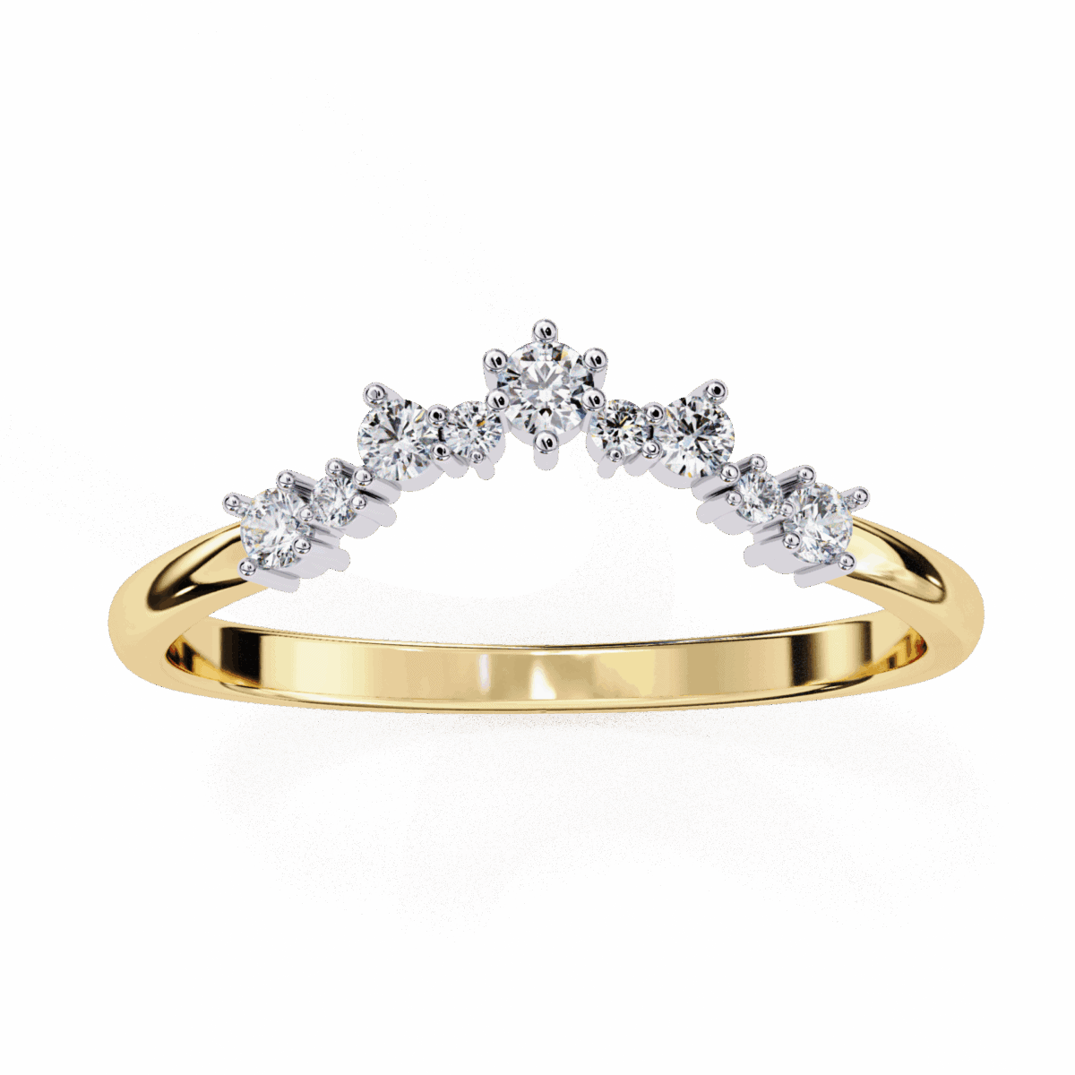 0.25 Carat Round Cut Eternity Wedding Ring  Image 5