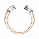 0.5 Carat Marquise and Round Cut Timeless Wedding Band - Image 12