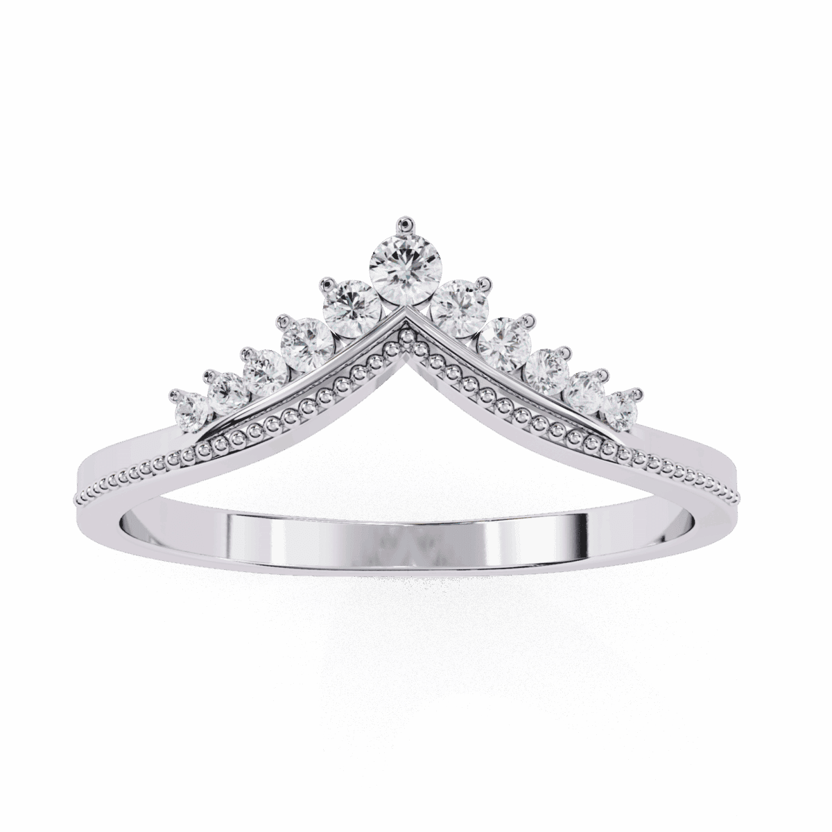 0.15 Carat Round Cut Twilight Diamond Ring  Image 1