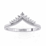 0.15 Carat Round Cut Twilight Diamond Ring